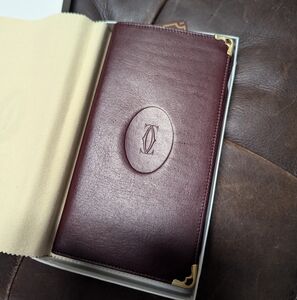 CARTIER Vintage Original Leather Wallet